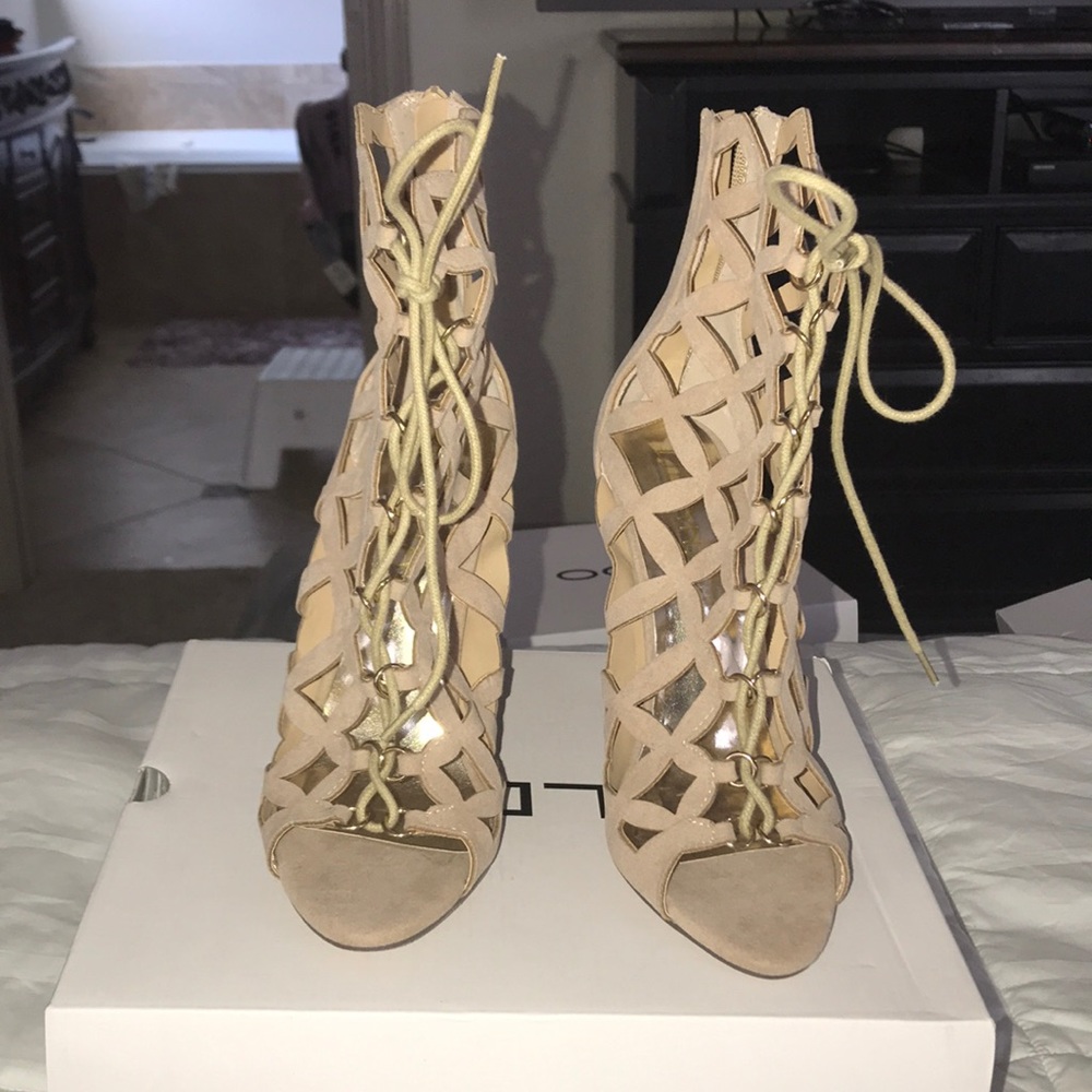 Caged booties